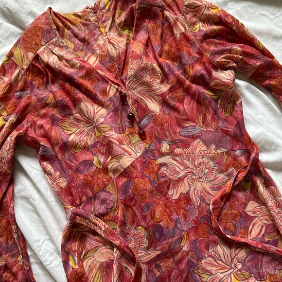 Vintage Dresses & Skirts - 💐 VINTAGE 70’s Handmade Floral Maxi Dress